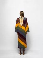 Paula Curie Multi Stripes Knitted Cut-Out Back Dress