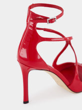 Jimmy Choo Azia 95 Ruby Red Patent Sandals