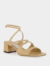 Jimmy Choo Azilia 45 Chai Nappa Leather Sandals