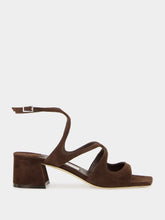 Jimmy Choo Chocolate Suede Azilia Sandals