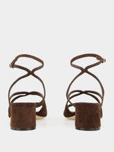 Jimmy Choo Chocolate Suede Azilia Sandals