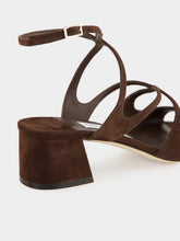 Jimmy Choo Chocolate Suede Azilia Sandals