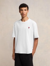 Ami Paris Ami De Coeur White Boxy Fit T-Shirt