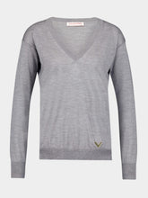Valentino Garavani VGold V-neck Jumper
