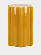 Serax Ochre Glazed Pawn Side Table