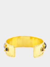 Sylvia Toledano Gold Byzantine Faceted Stone Bracelet