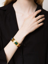 Sylvia Toledano Gold Byzantine Faceted Stone Bracelet