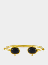 Gold Holis Bracelet with Black Onyx
