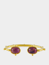 Gold Holis Bracelet with Amethyst