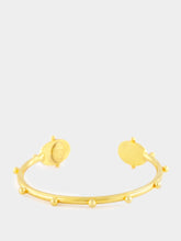Sylvia Toledano Gold Holis Pink Jade Bracelet
