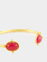 Sylvia Toledano Gold Holis Pink Jade Bracelet