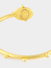 Sylvia Toledano Gold Holis Pink Jade Bracelet