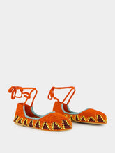 Kashura Lobster Orange High Crochet Ballerina
