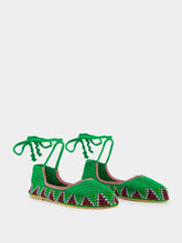 Kashura Basil Green High Crochet Ballerina