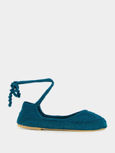 Kashura Blue High Crochet Ballerina