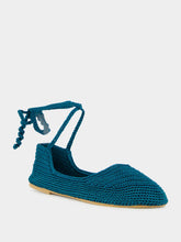 Kashura Blue High Crochet Ballerina