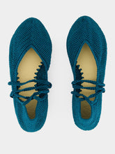 Kashura Blue High Crochet Ballerina