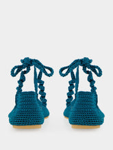 Kashura Blue High Crochet Ballerina