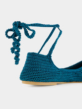 Kashura Blue High Crochet Ballerina