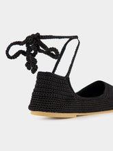 Kashura Black High Crochet Ballerina