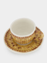 Les Ottomans Bamboo Ceramic Coffee Cup