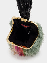 La DoubleJ Striped Embroidery Palazzo Mini Bag