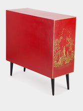 Les Ottomans Red Bamboo Cabinet