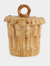 Les Ottomans Bamboo Ceramic Sugar Bowl