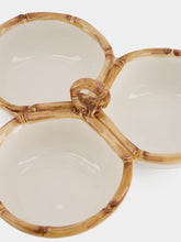 Les Ottomans Bamboo Ceramic Starter Plate