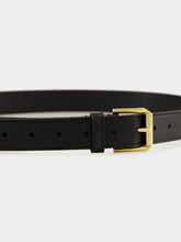 Givenchy Black Voyou Shiny Leather Long Belt