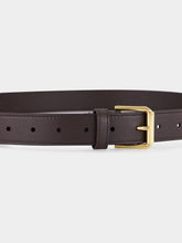 Givenchy Chocolate Brown Voyou Leather Belt