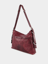 Givenchy Burgundy Medium Voyou Leather Shoulder Bag