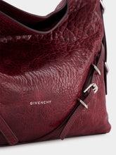 Givenchy Burgundy Medium Voyou Leather Shoulder Bag