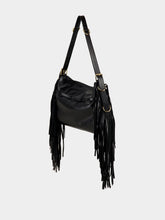 Givenchy Black Voyou Medium Shoulder Bag with Fringes