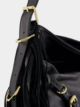 Givenchy Black Voyou Medium Shoulder Bag with Fringes