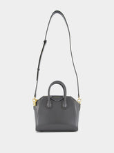 Givenchy Charcoal Mini Antigona Bag in Box Leather