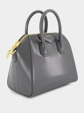 Givenchy Charcoal Mini Antigona Bag in Box Leather