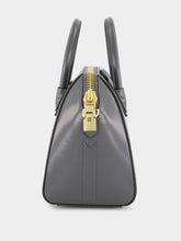 Givenchy Charcoal Mini Antigona Bag in Box Leather