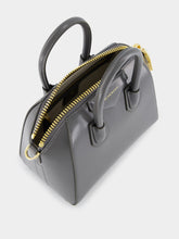 Givenchy Charcoal Mini Antigona Bag in Box Leather