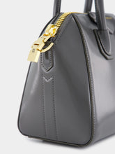 Givenchy Charcoal Mini Antigona Bag in Box Leather