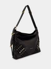 Givenchy Black Medium Voyou Bag with Buckles