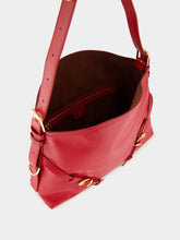 Givenchy Dark Red Medium Voyou Leather Bag