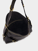 Givenchy Voyou Medium Shoulder Bag in Black Calf Leather