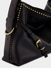 Givenchy Voyou Medium Shoulder Bag in Black Calf Leather