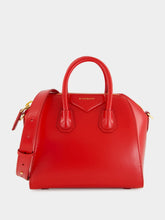 Givenchy Vermillon Mini Antigona Bag in Box Leather