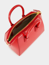 Givenchy Vermillon Mini Antigona Bag in Box Leather