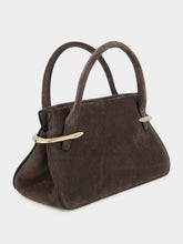 Givenchy Dark Grey Mini Pinch Suede Leather Bag