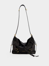 Givenchy Black Small Voyou Leather Bucket Bag