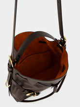 Givenchy Chocolate Small Voyou Bucket Bag in Shiny Leather
