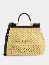 Dolce & Gabbana Large Raffia Crochet Sicily Handbag